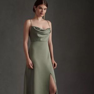 BHLDN Remy Satin Charmeuse Dress